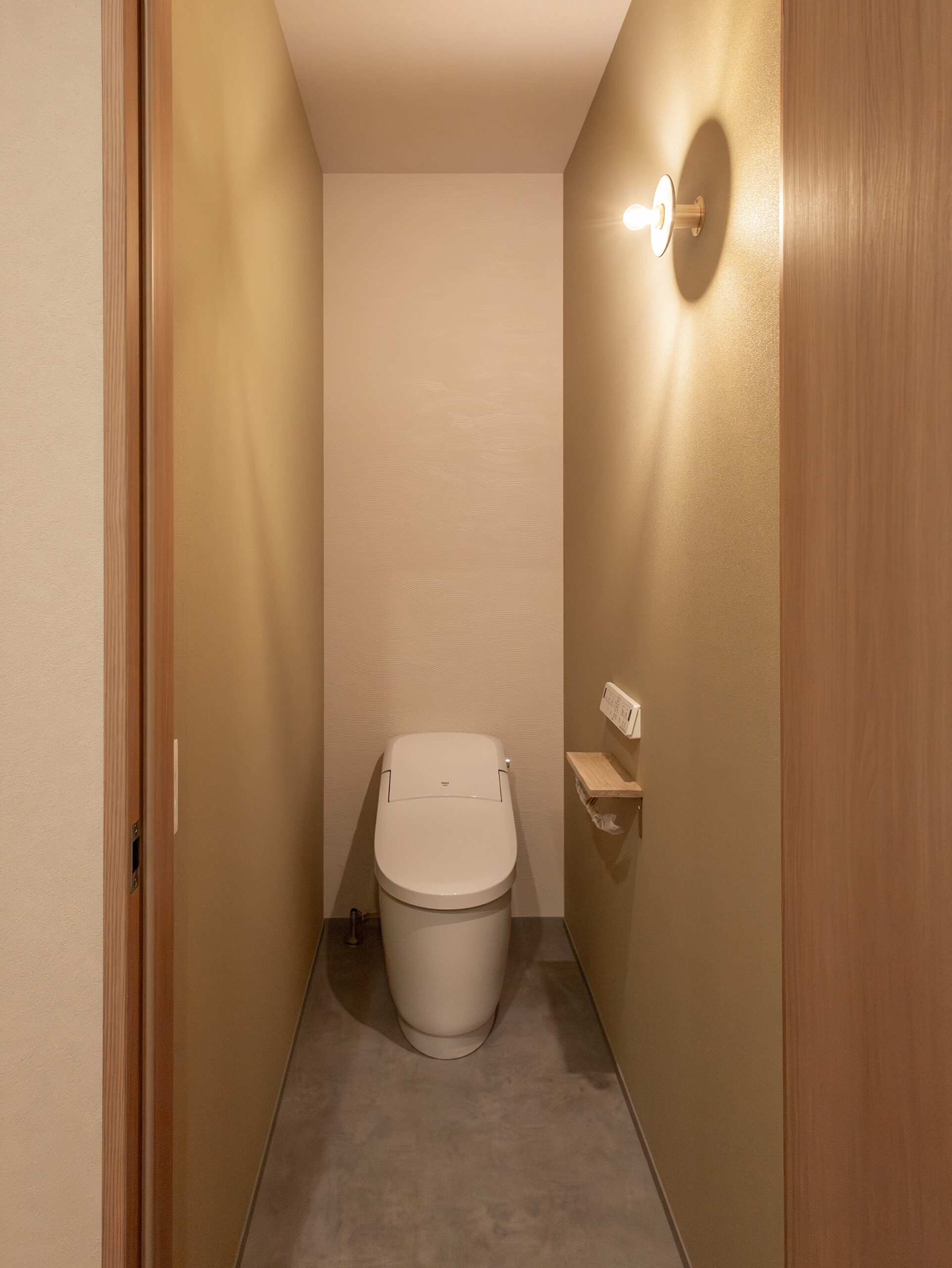 和の要素を取り入れたトイレ